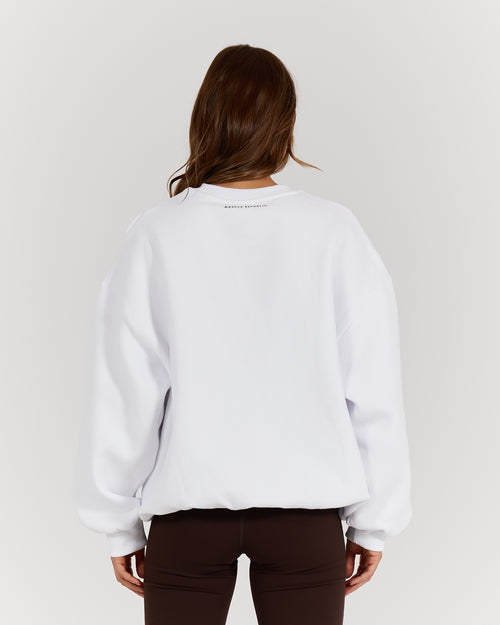 CIAO OVERSIZED JUMPER - WHITE