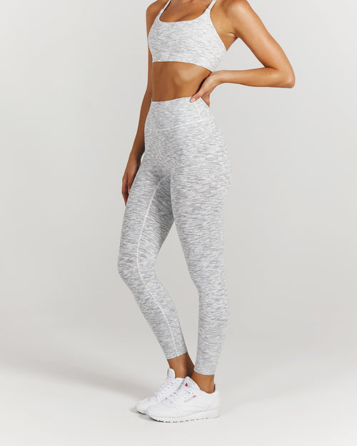 LUXE LEGGINGS 24" - ARCTIC GREY