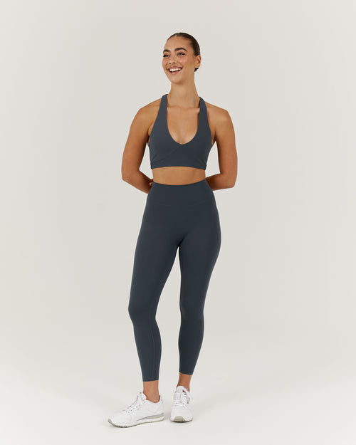 LUXE LEGGINGS 24" - ALLOY