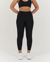 LUXE LEGGINGS 24" - BLACK