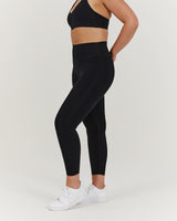 LUXE LEGGINGS 24" - BLACK