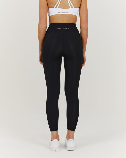 LUXE LEGGINGS 24" - BLACK