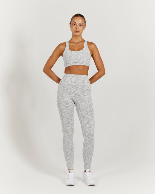 LUXE LEGGINGS 28" - ARCTIC GREY