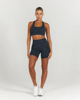 MOTION RACER BACK BRA -STORM LEOPARD