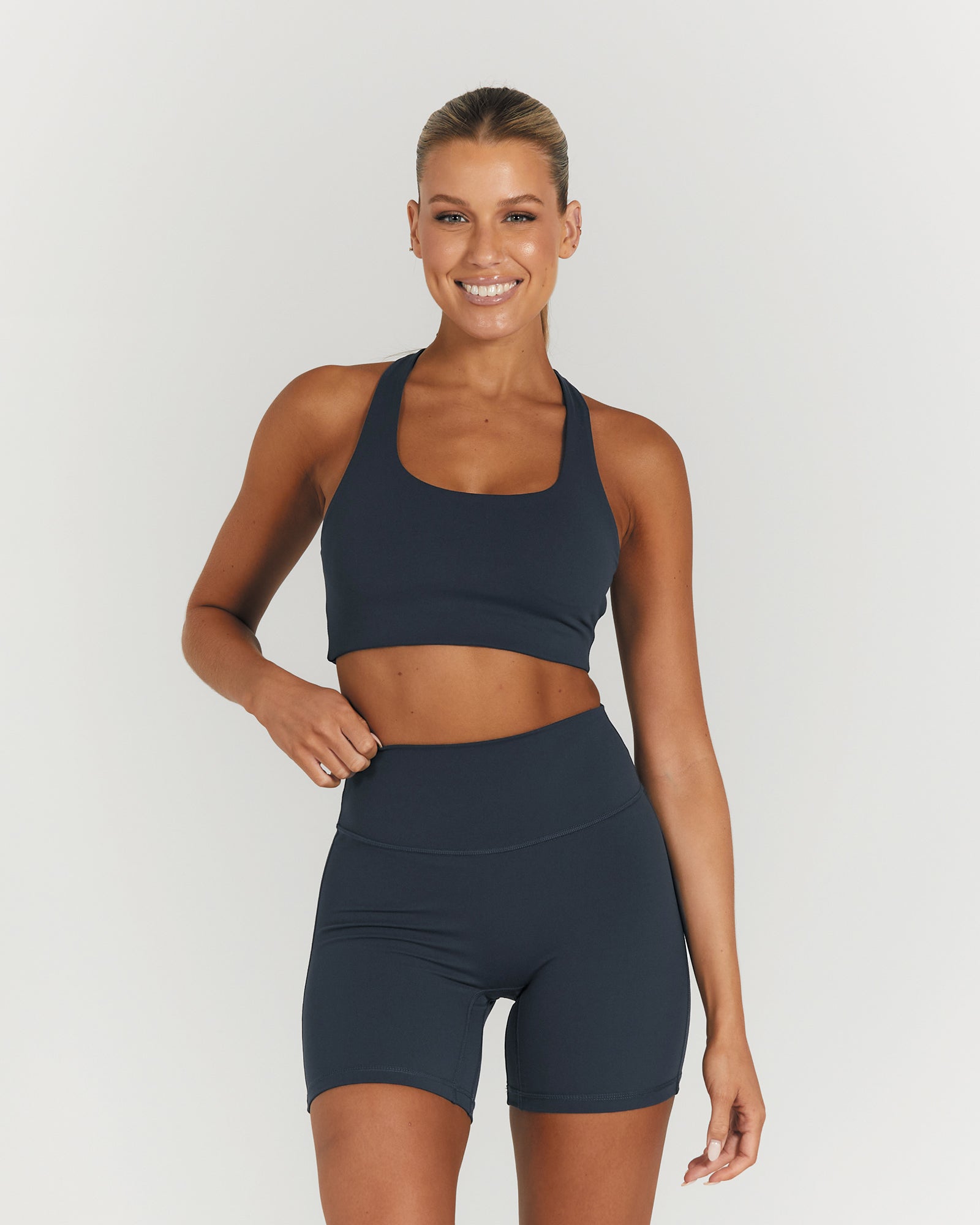 MOTION RACER BACK BRA - STORM – MUSCLE REPUBLIC