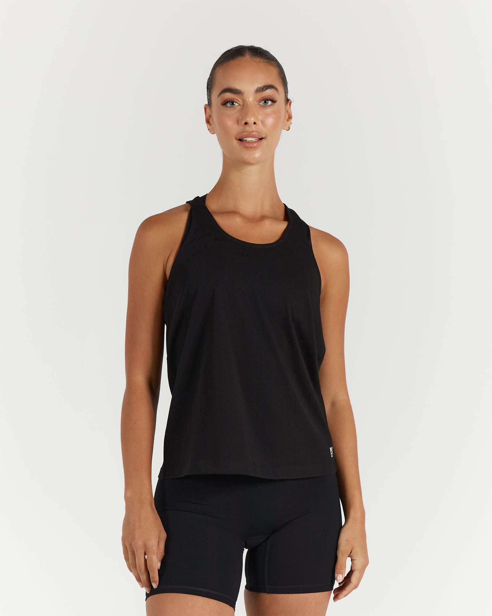 BASE RACER SINGLET - BLACK – MUSCLE REPUBLIC