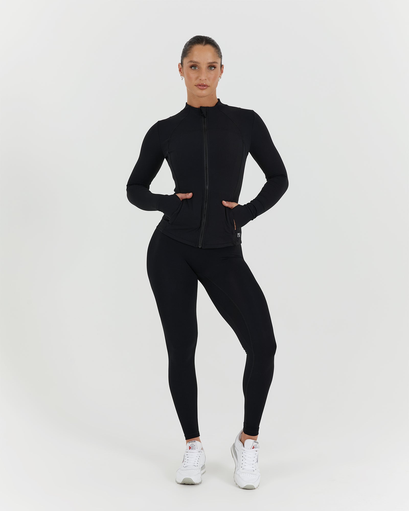 Musclebob Jacket SCULPT ZIP UP JACKET - BLACK – MUSCLE REPUBLIC