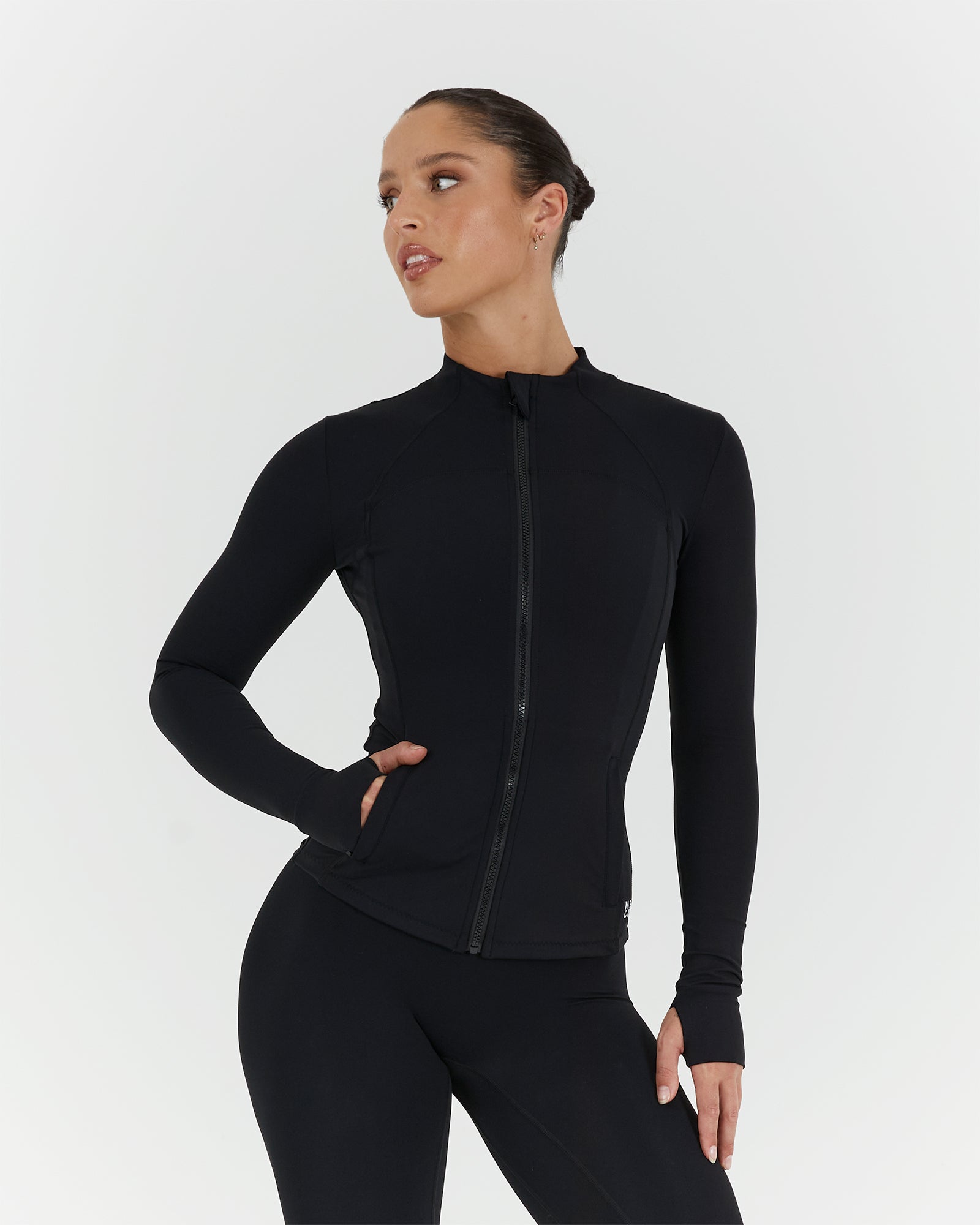 Musclebob Jacket SCULPT ZIP UP JACKET - BLACK – MUSCLE REPUBLIC