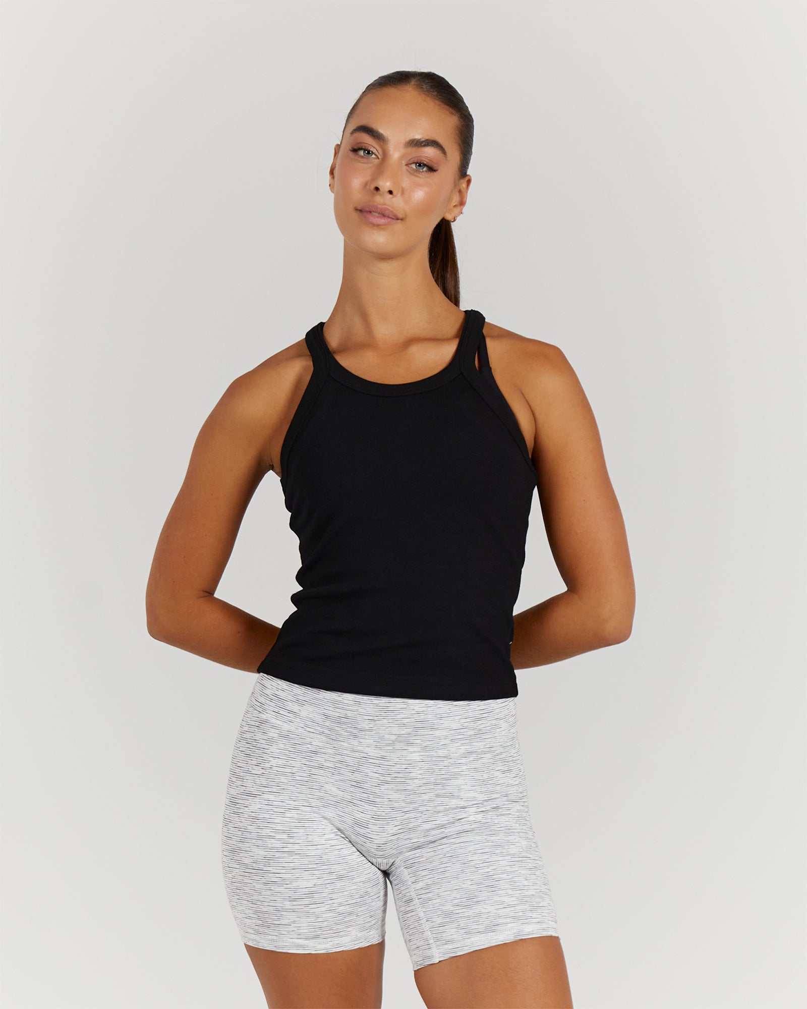 Agility Tank AGILITY RIBBED TANK TOP - BLACK – MUSCLE REPUBLIC