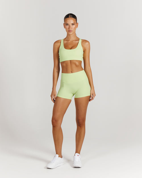 LUXE MINI SHORTS - LIME
