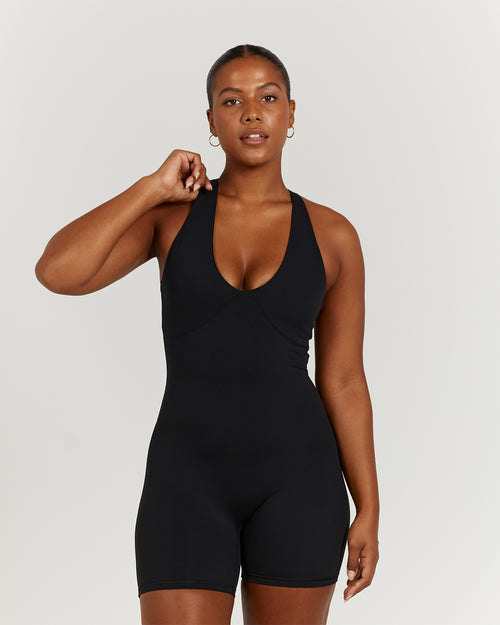 LUXE KIKI BODYSUIT - BLACK