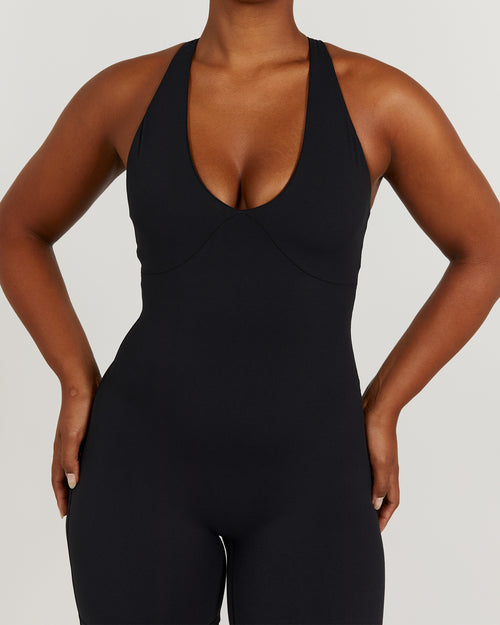 LUXE KIKI BODYSUIT - BLACK