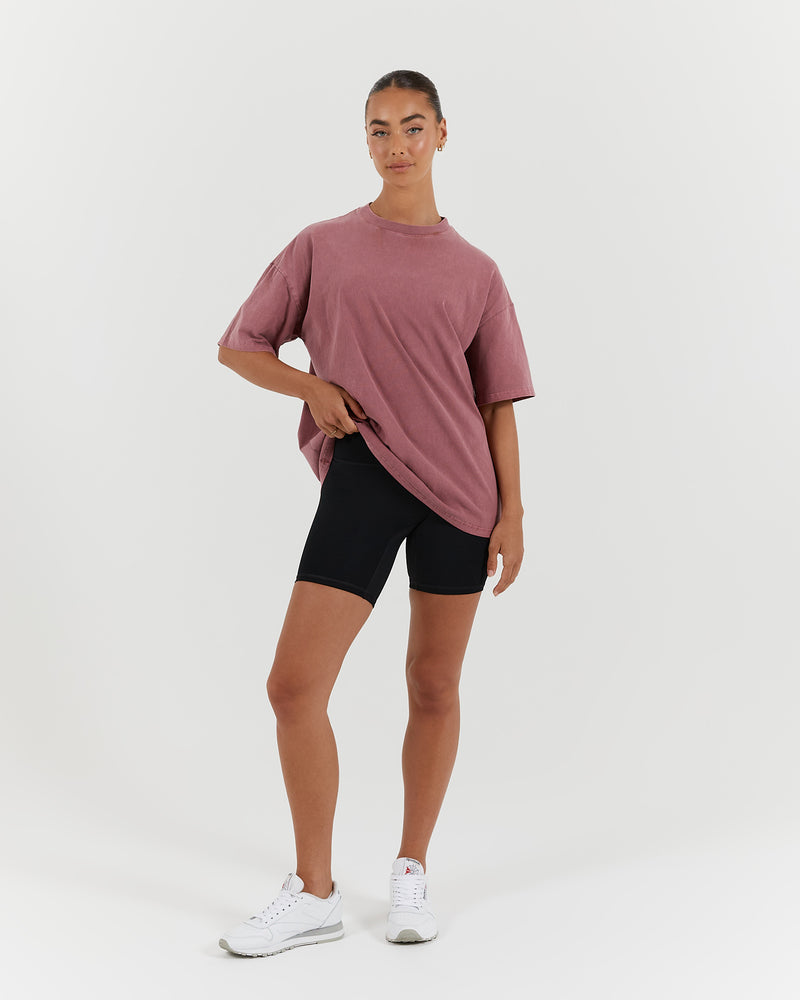 ESSENTIALS TEE - FADED BERRY