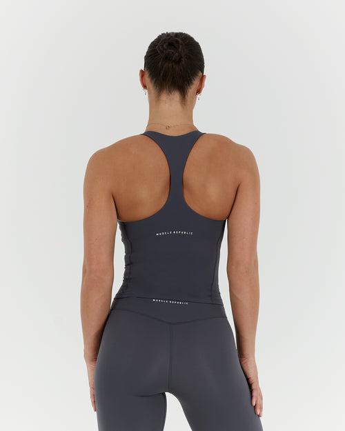 SCULPT RACER TOP - EBONY