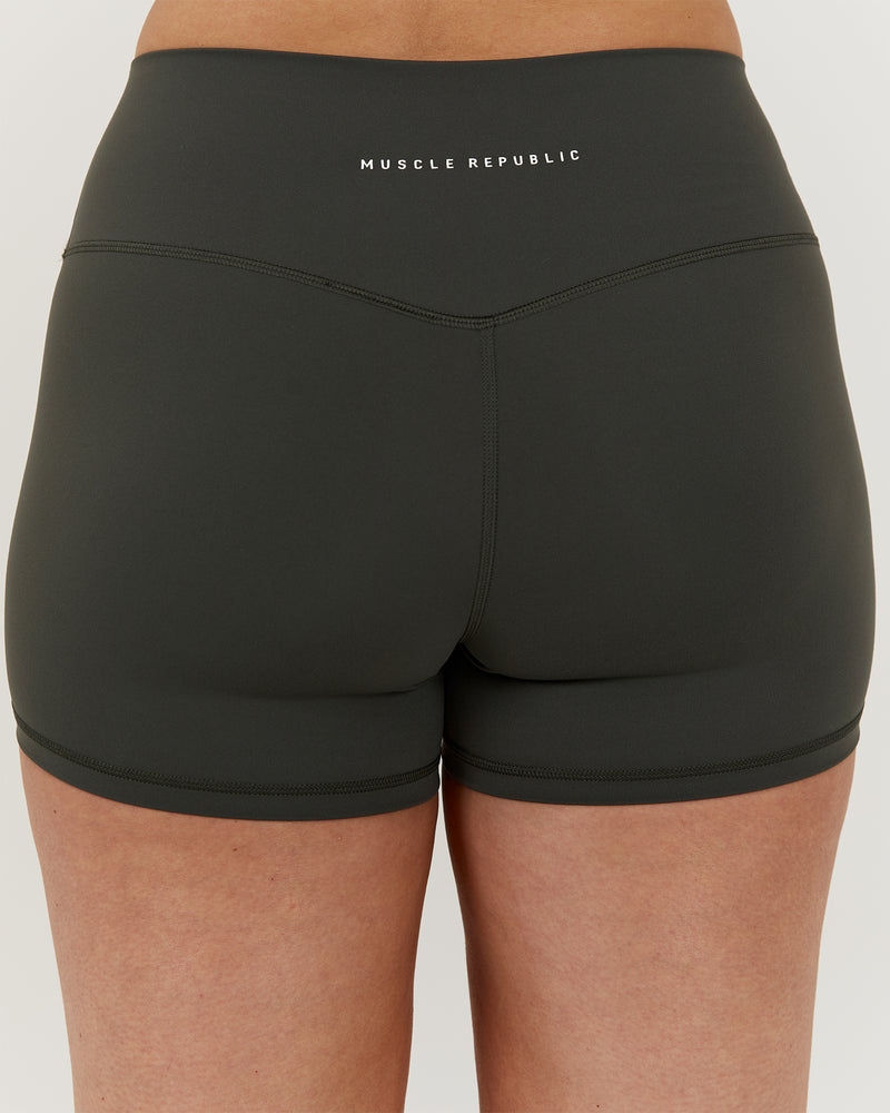 LUXE MINI SHORTS - FOREST