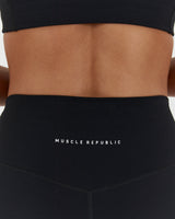 SCULPT LEGGINGS 7/8 - BLACK