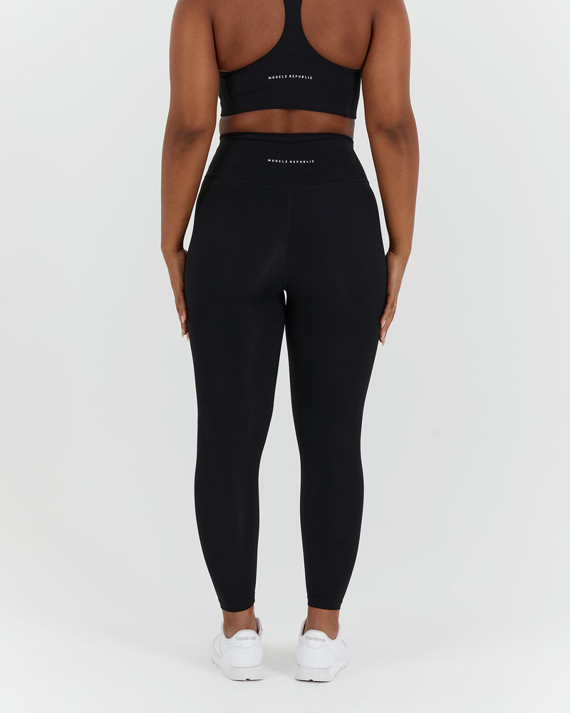 SCULPT LEGGINGS 7/8 - BLACK