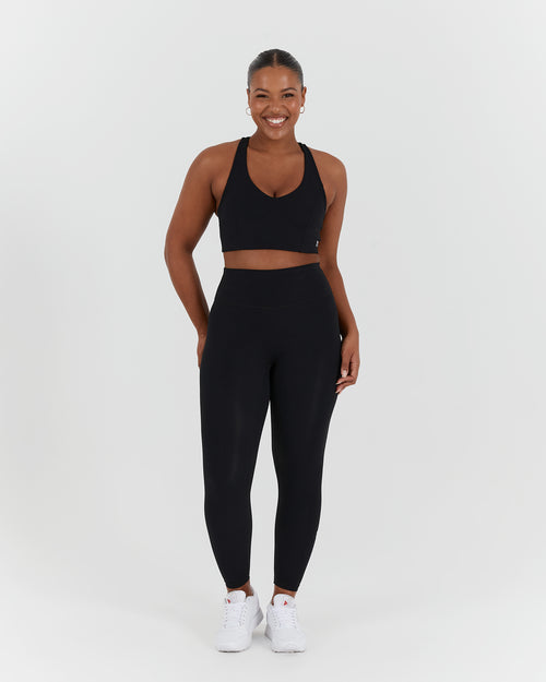 SCULPT LEGGINGS 7/8 - BLACK