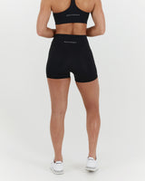 SCULPT MINI SHORTS - BLACK