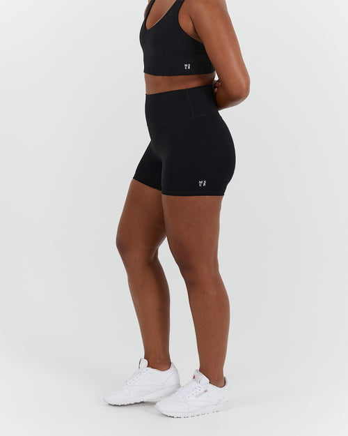 SCULPT MINI SHORTS - BLACK