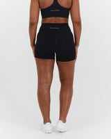 SCULPT MINI SHORTS - BLACK