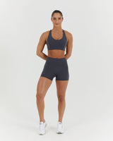 SCULPT MINI SHORTS - EBONY