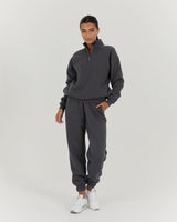 QUARTER ZIP JUMPER - MINERAL
