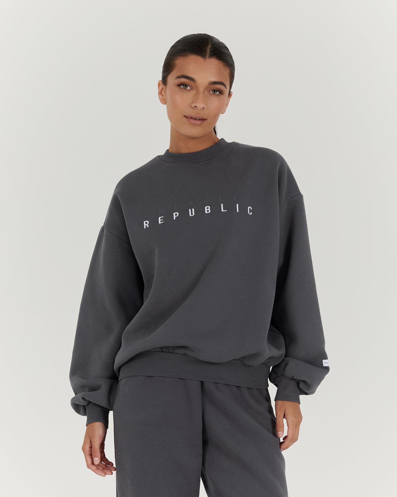 OVERSIZED CREW - MINERAL – MUSCLE REPUBLIC