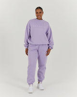 OVERSIZED CREW - LAVENDER