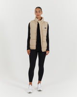 ELEMENTAL PUFFER VEST - BEIGE