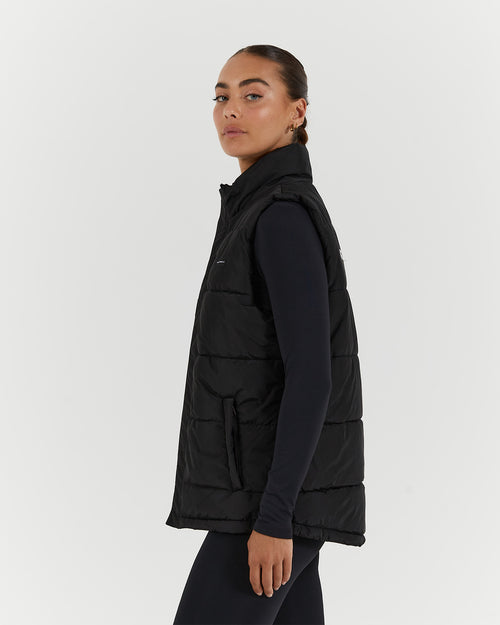 ELEMENTAL PUFFER VEST - BLACK