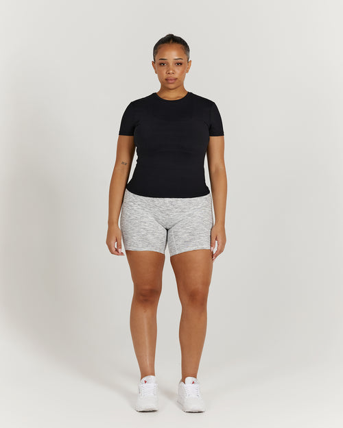 ATHLEISURE TOP - BLACK