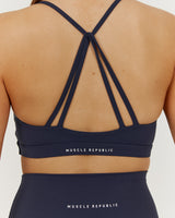 LUXE KELSEY BRA - DEEP NAVY