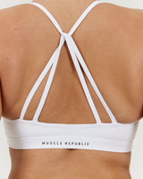 LUXE KELSEY BRA - WHITE