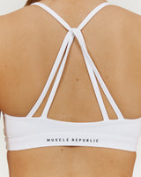 LUXE KELSEY BRA - WHITE