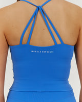 LUXE KELSEY TOP - COBALT