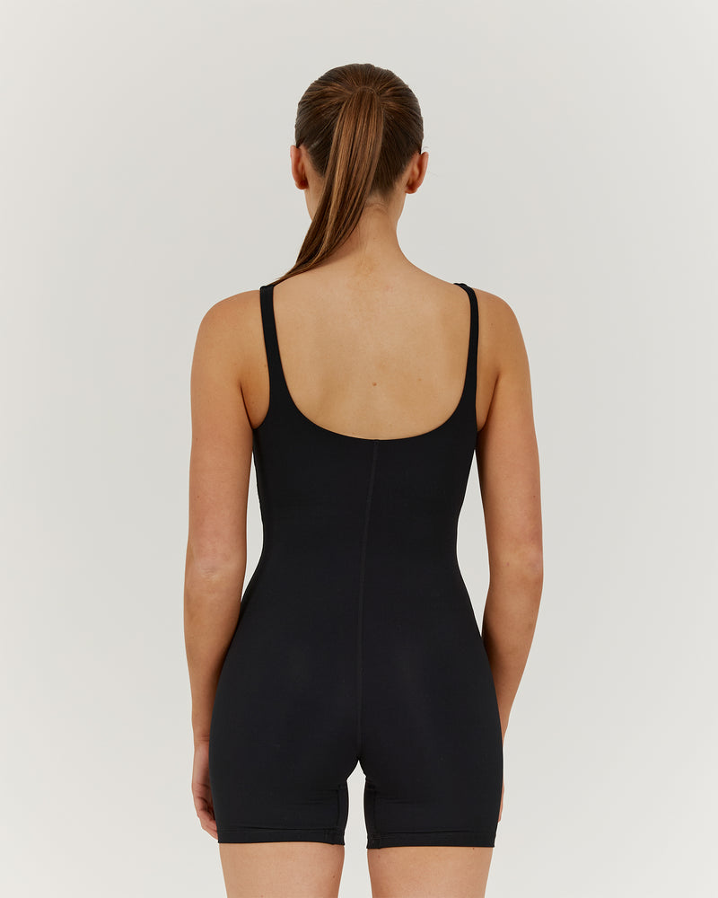 LUXE BROOKE BODYSUIT - BLACK