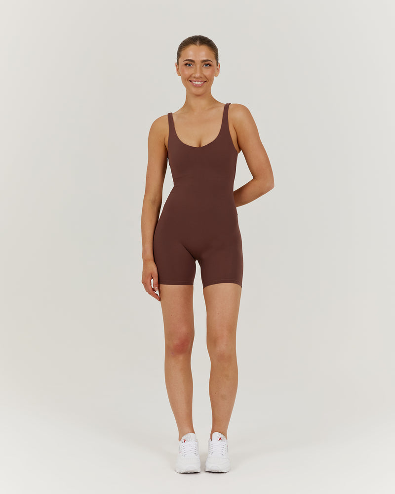 LUXE BROOKE BODYSUIT - COCOA