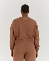 LEISURE CREW JUMPER - MOCHA