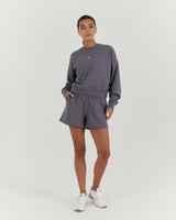 LEISURE CREW JUMPER - SHADOW