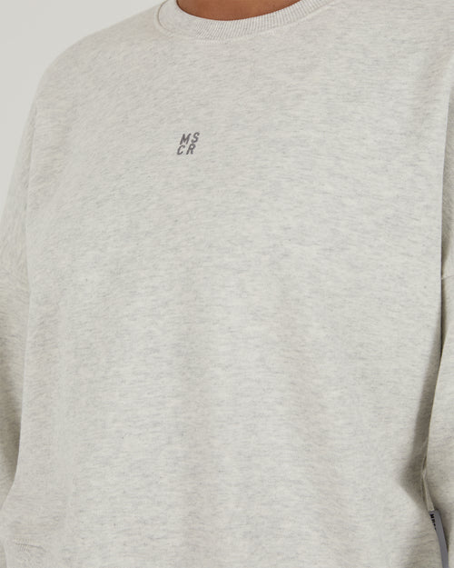 LEISURE CREW JUMPER - ICE GREY