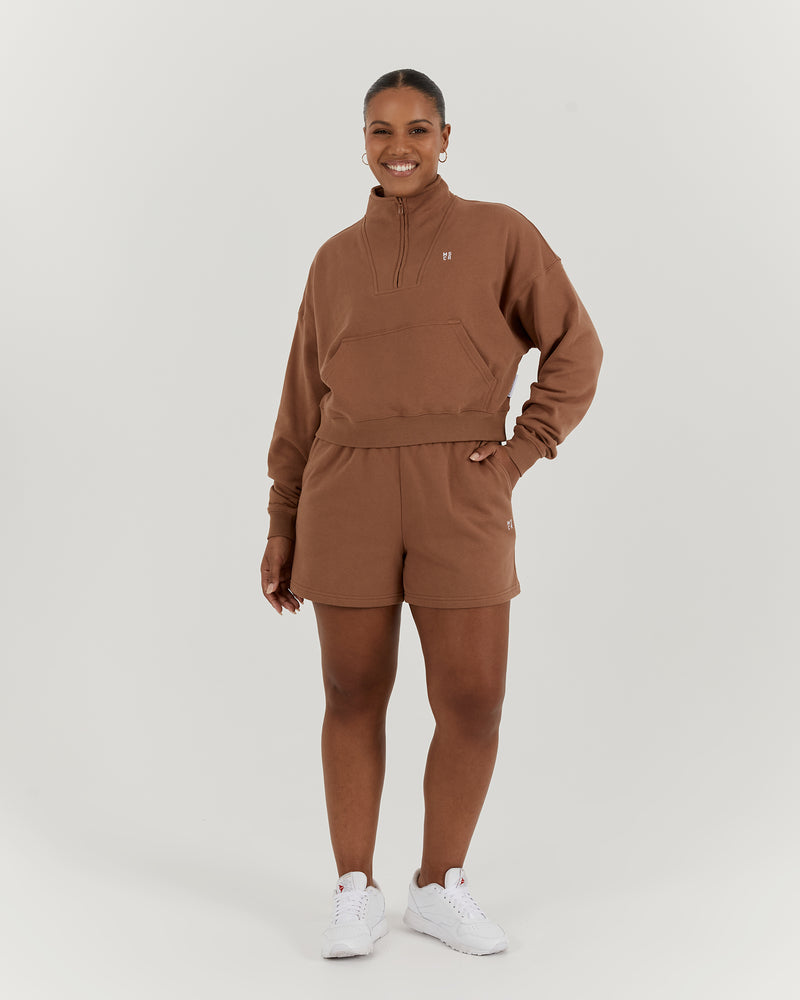 LEISURE SHORTS - MOCHA