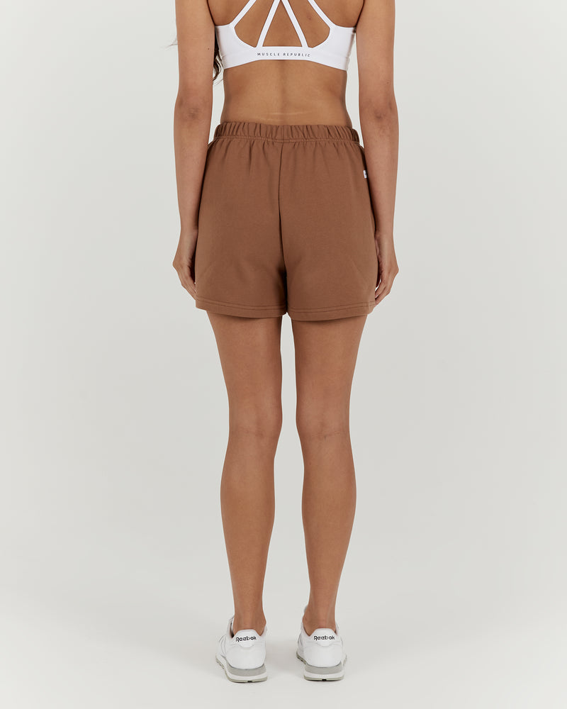 LEISURE SHORTS - MOCHA