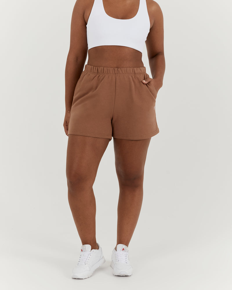 LEISURE SHORTS - MOCHA