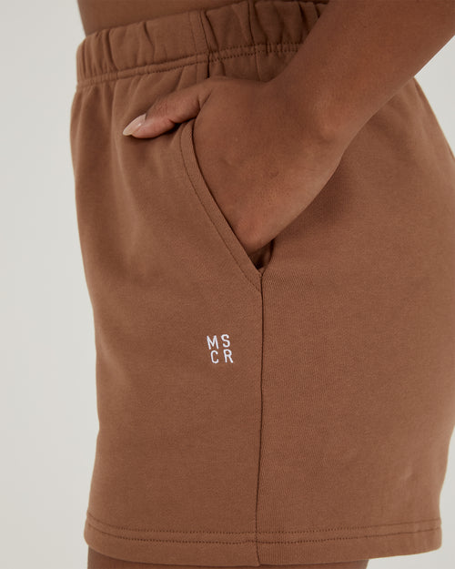 LEISURE SHORTS - MOCHA