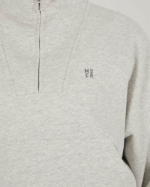 LEISURE 1/4 ZIP JUMPER - ICE GREY