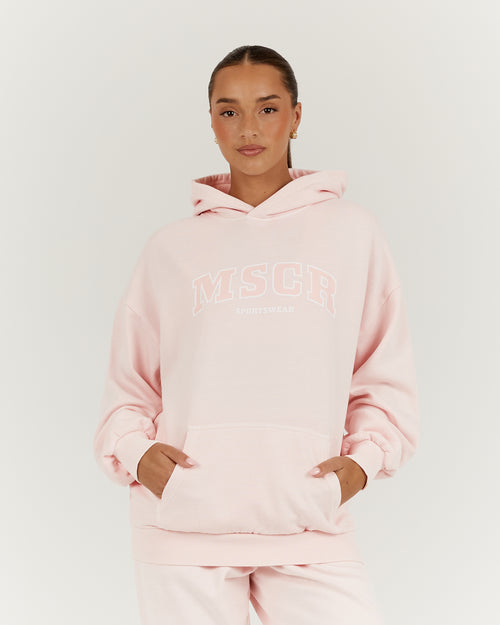 CAMPUS HOODIE - BLUSH