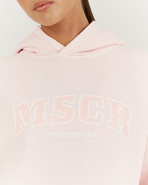 CAMPUS HOODIE - BLUSH