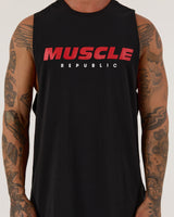 ROCKY MUSCLE TANK OG - BLACK