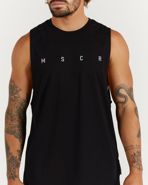 ROCKY MUSCLE TANK - BLACK